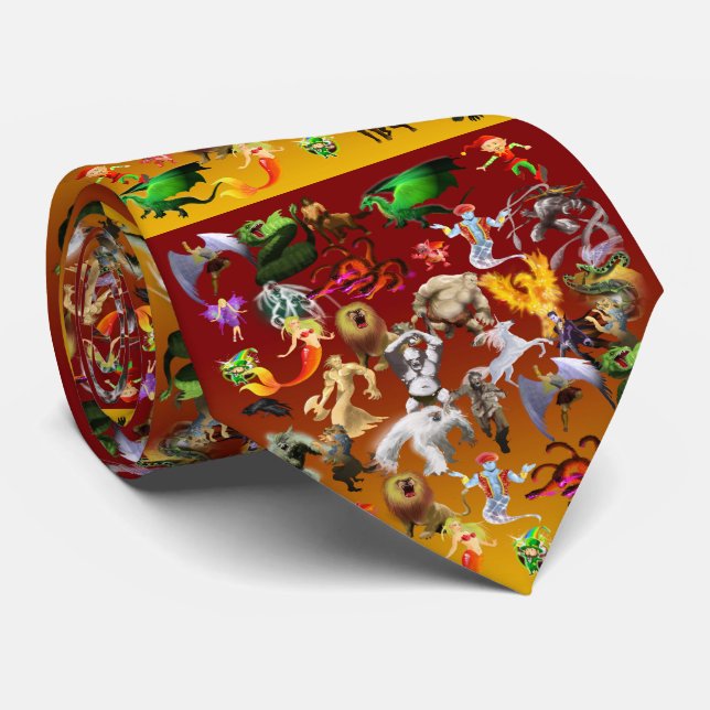 P is for Phoenix Tie(Gold) Tie (Rolled)