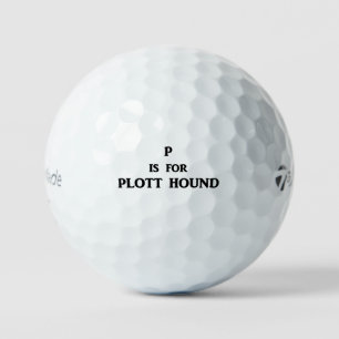 p is for plott golf balls