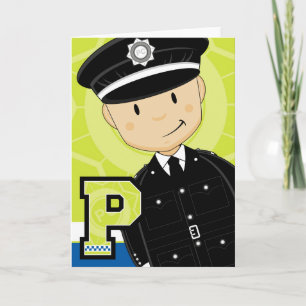 P is for Policman Card