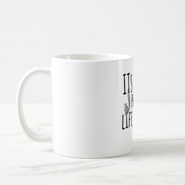 P is for Primate Coffee Mug (Left)