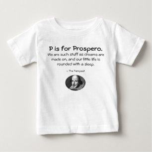 P is for Prospero • A Little Shakespeare Shirt