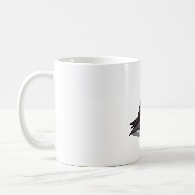 P is for Puffin  Coffee Mug (Left)