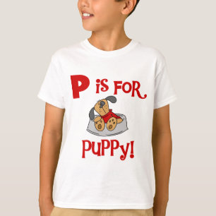P is for Puppy Tshirts and Gifts