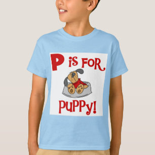 P is for Puppy Tshirts and Gifts