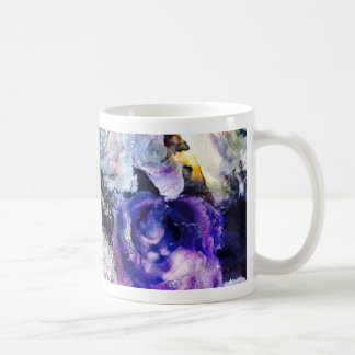 P is for Purple alphabet art mug