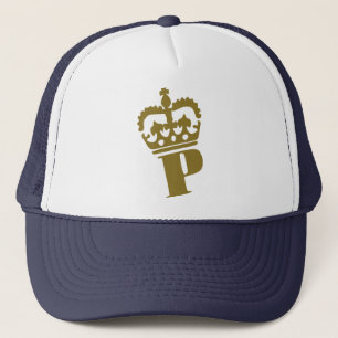 P - Letter - Name Trucker Hat