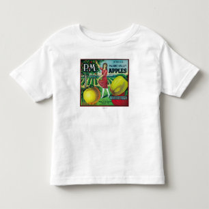 P.M. Apple Crate LabelWatsonville, CA Toddler T-Shirt