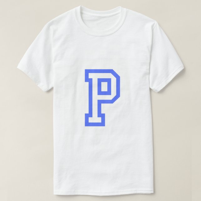 P Men's Basic T-Shirt  (Design Front)