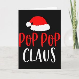 P P Claus Shirt Funny Christmas Pajamas Pjs Grandp Card