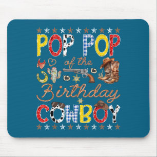 P P Of The Birthday Cowboy Western Rodeo P P Mouse Pad