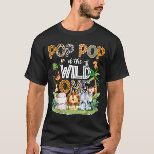 P P Of The Wild One 1st Birthday Safari Jungle T-Shirt