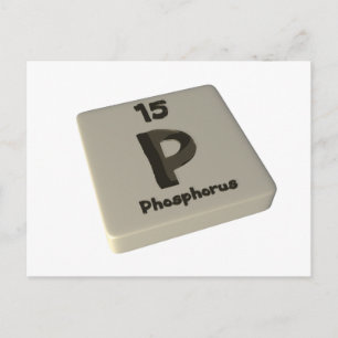 P Phosphorus Postcard