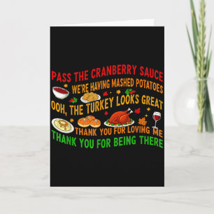 P The Cranberry Sauce Mashed Potatoes Card