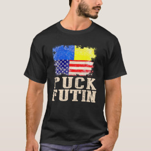 P Uck Fu Tin Meme I Stand With Ukraine Ukrainian L T-Shirt