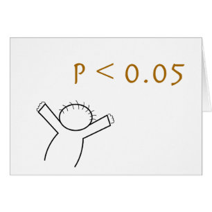 P-value card for statisticians
