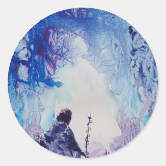 © P Wherrell Special light spiritual landscape Classic Round Sticker