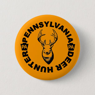 PA. Deer Hunter Button