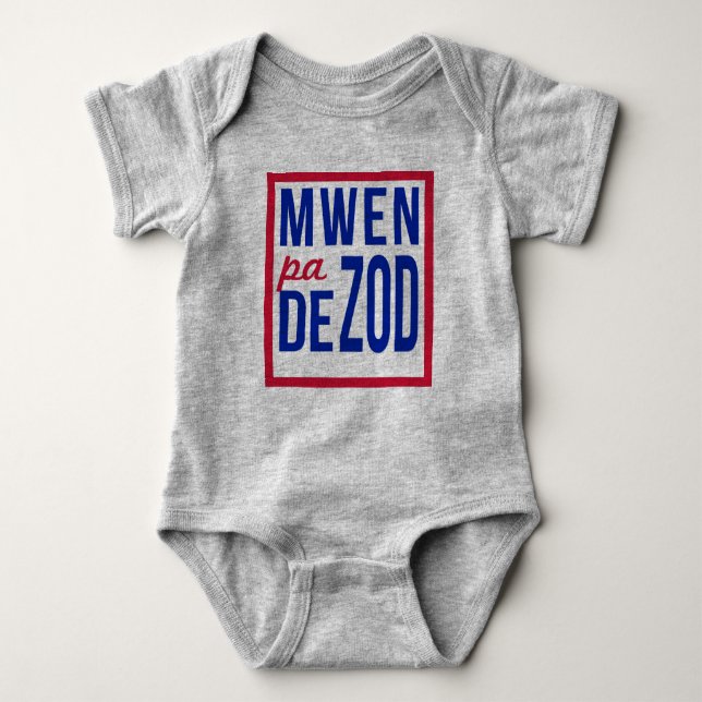 Pa Dezod Baby Bodysuit (Front)