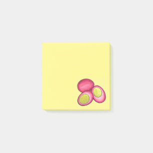 PA Dutch Food Pickled Hard Boiled Red Beet Eggs Post-it Notes