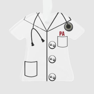 PA LAB COAT  ORNAMENT CHRISTMAS (CUSTOMIZABLE)