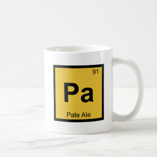 Pa - Pale Ale Beer Chemistry Periodic Table Symbol Coffee Mug