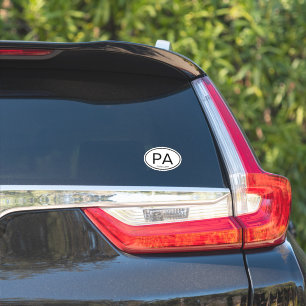 PA Pennsylvania state code vinyl sticker