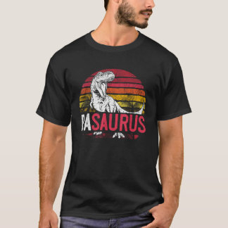 Pa Saurus Father s Day Pasaurus T Rex Dinosaur Gra T-Shirt