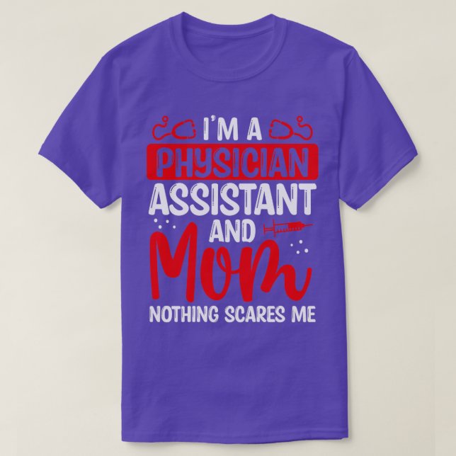 PA Student Study Guide Physician Assistant T-Shirt (Design Front)