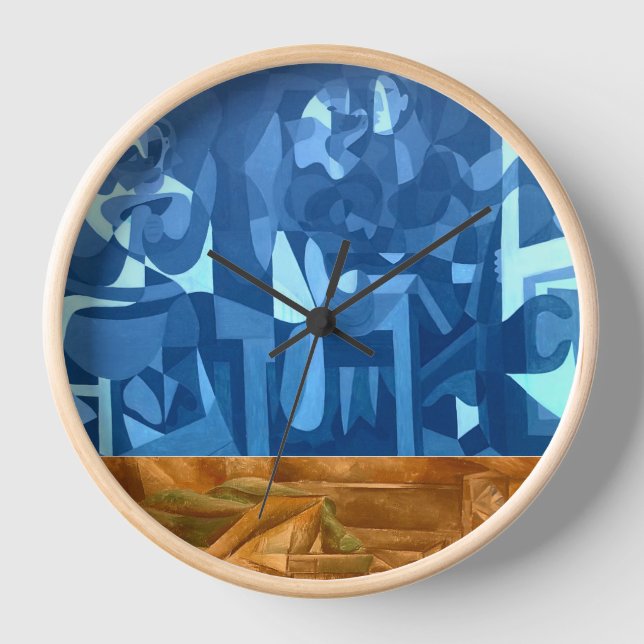 PABLO PICASSO PAINTING CLOCK (Front)