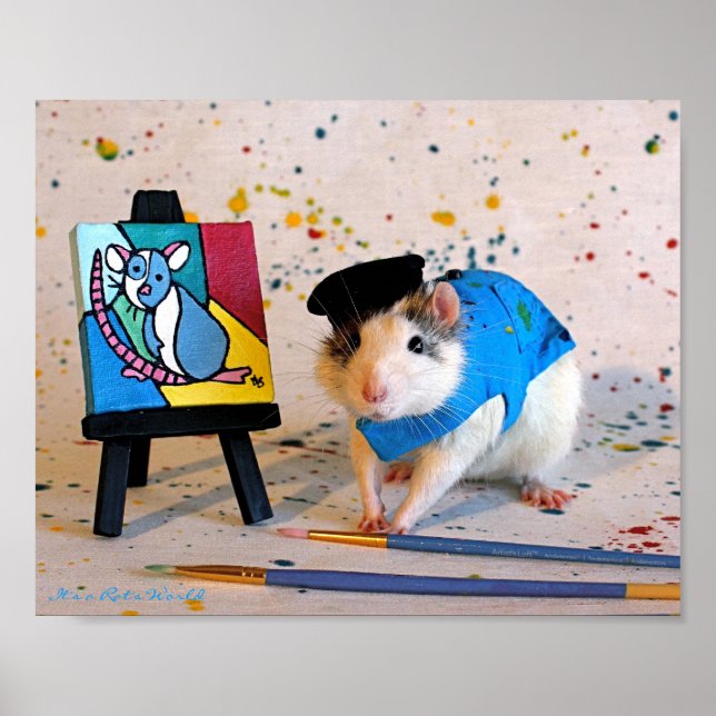 Pablo Racasso - The Rat Painter Poster (Front)