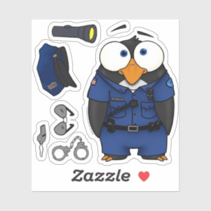 Pablo the penguin, sticker set