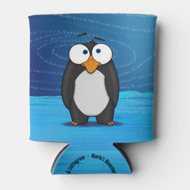 Pablo the Penguin, w/quote can cooler (Front)