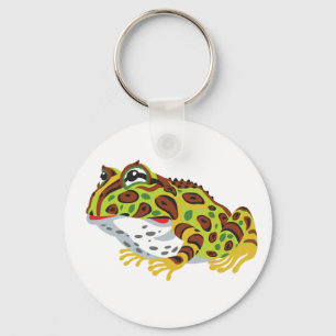 pac-man horned frog key ring