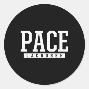 Pace High School Lacrosse Classic Round Sticker