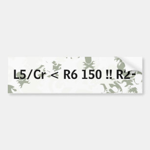 Pace Notes bumper sticker