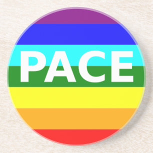 Pace(Peace) Flag Italian Coaster