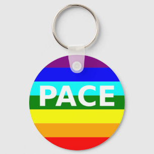 Pace(Peace) Flag Italian Key Ring