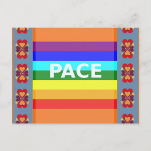 Pace(Peace) Flag Italian Postcard