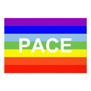 PACE Peace Flag Photo Print