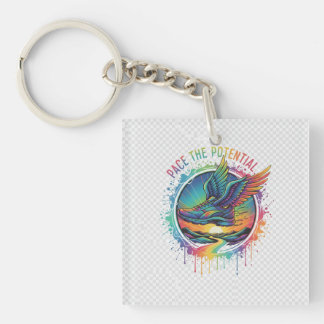 Pace the Potential design Key Ring