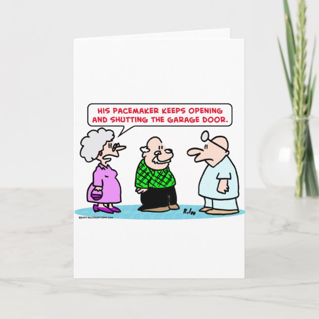 pacemaker garage open shut card (Front)