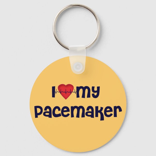 Pacemaker T-shirts | Get Well Gifts Key Ring (Front)