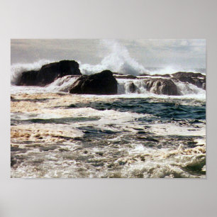 Pacfic Surf, Tofino Poster
