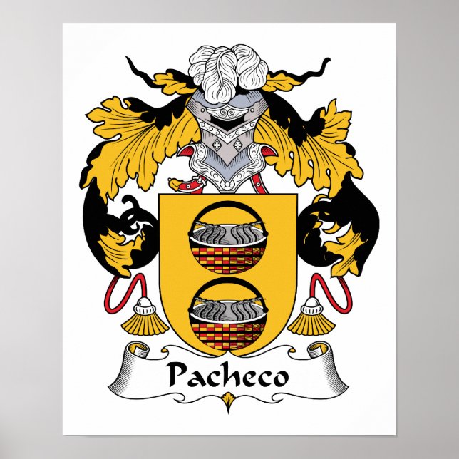 Pacheco Family Crest Poster (Front)