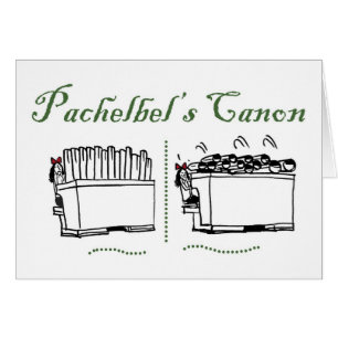 Pachelbel's Canon blank card