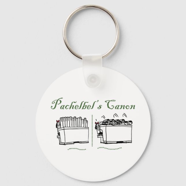 Pachelbel's Canon Key Ring (Front)