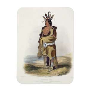 Pachtuwa-Chta, an Arrikkara Warrior, plate 27 from Magnet