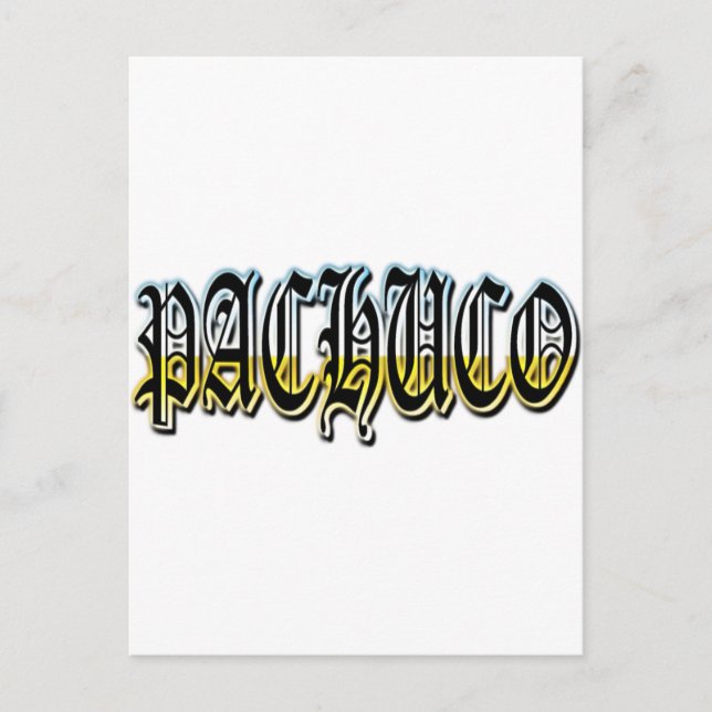 Pachuco Postcard (Front)