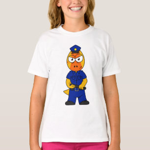 Pachycephalosaurus Police Officer. T-Shirt