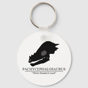 Pachycephalosaurus Skull Key Ring